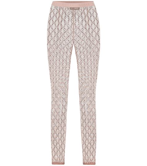 gucci embellished tulle leggings|gucci leggings for sale.